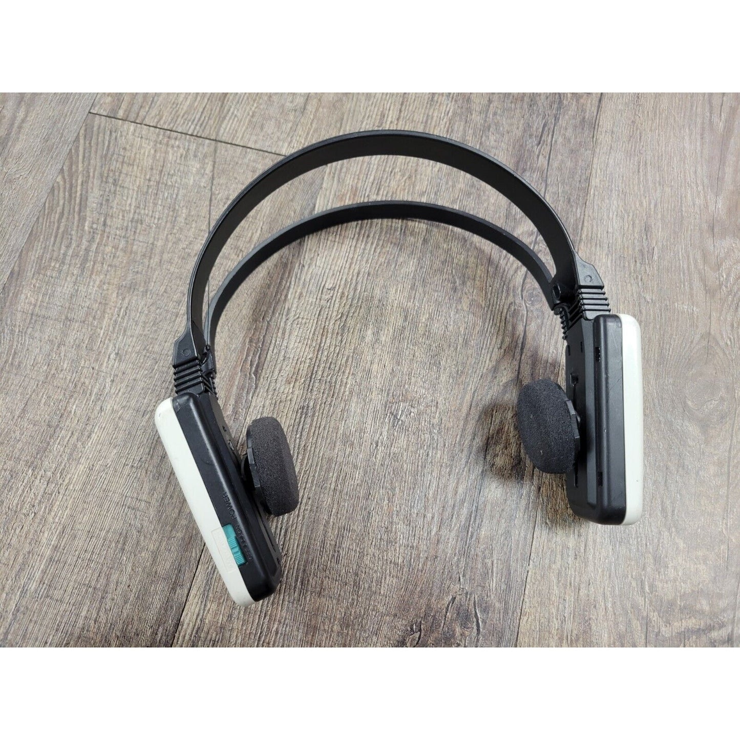 Vintage Sony SRF-FM1 FM Gray Stereo Headphone Analog Receiver Headset WORK RARE