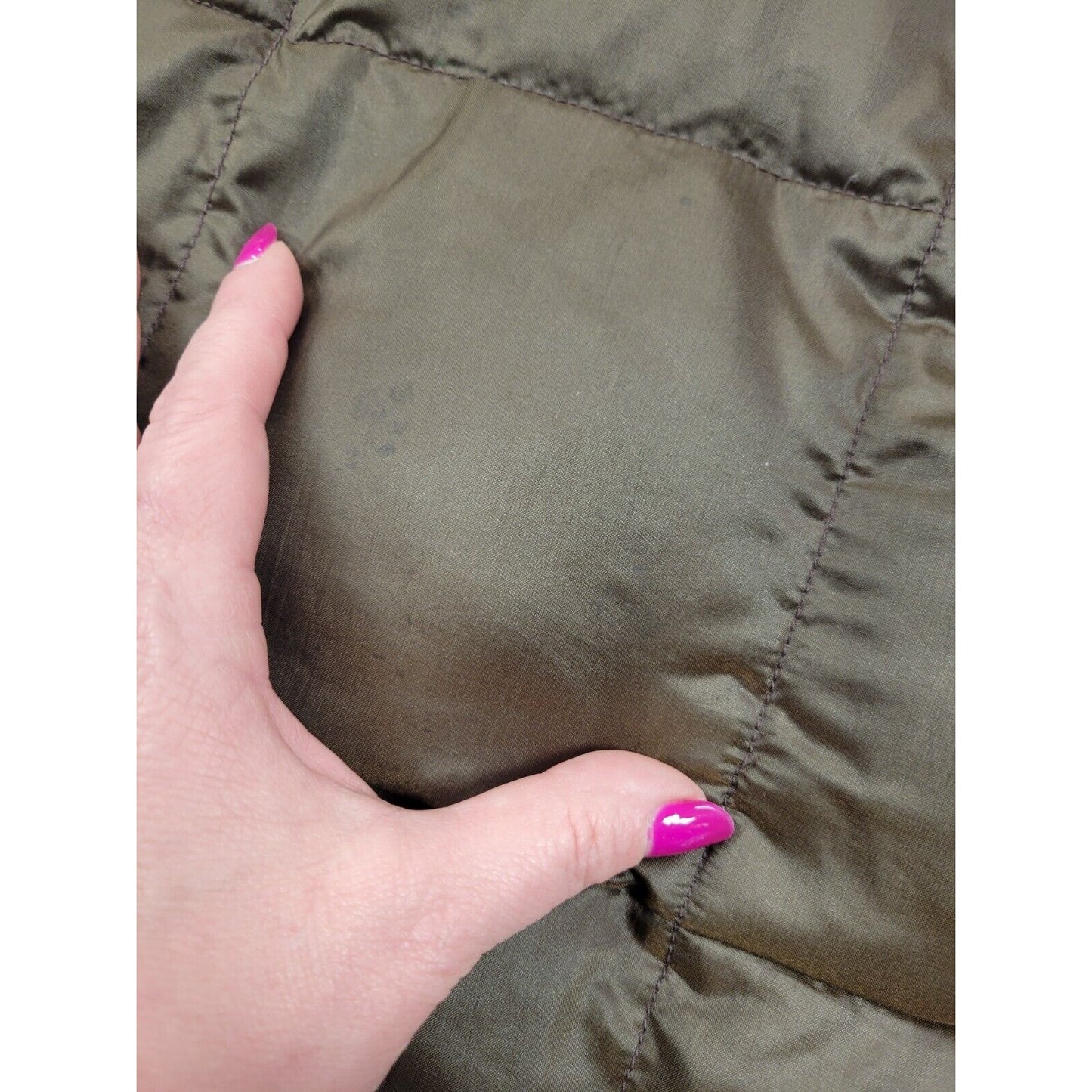 Chervo Down Vest Solid Brown Puffer Golf Wear Large