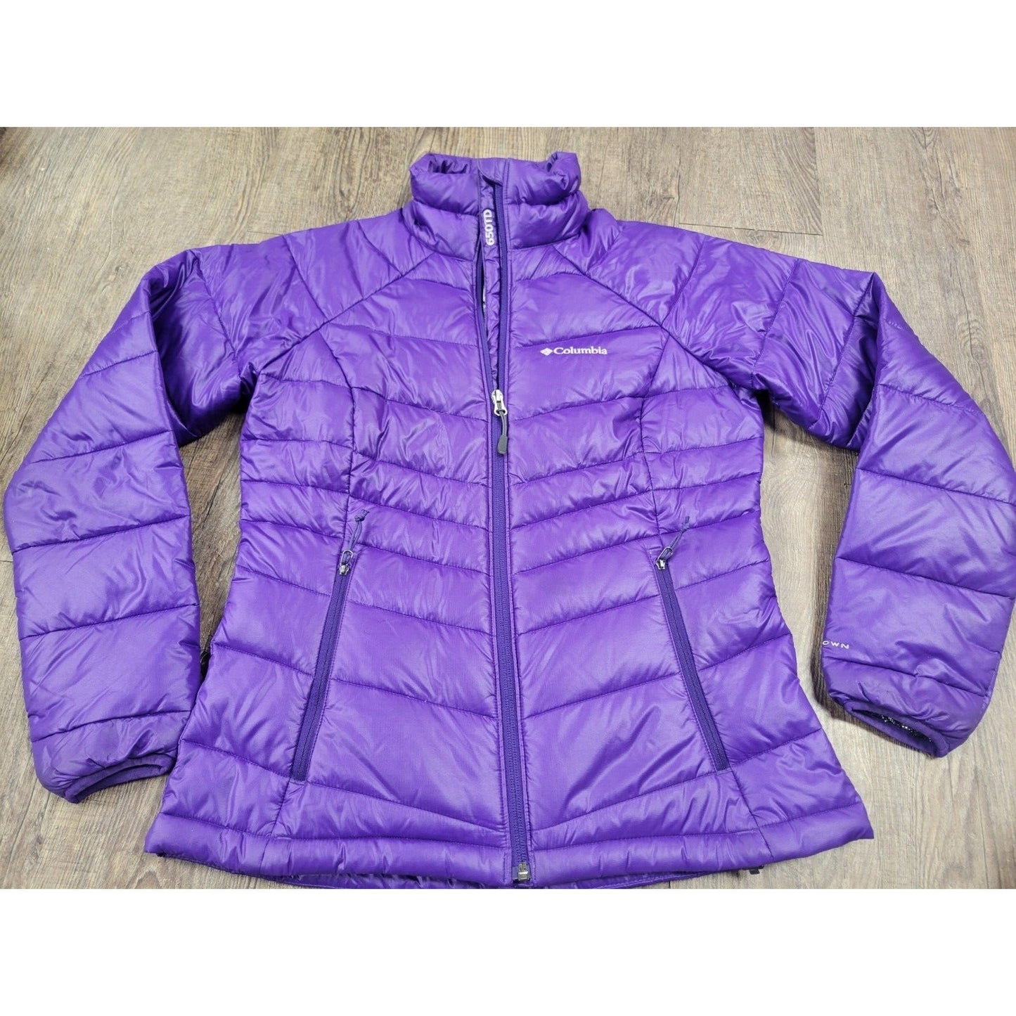 Columbia Turbo Down 650TD Purple Insulated Warm Winter Coat Women's Small