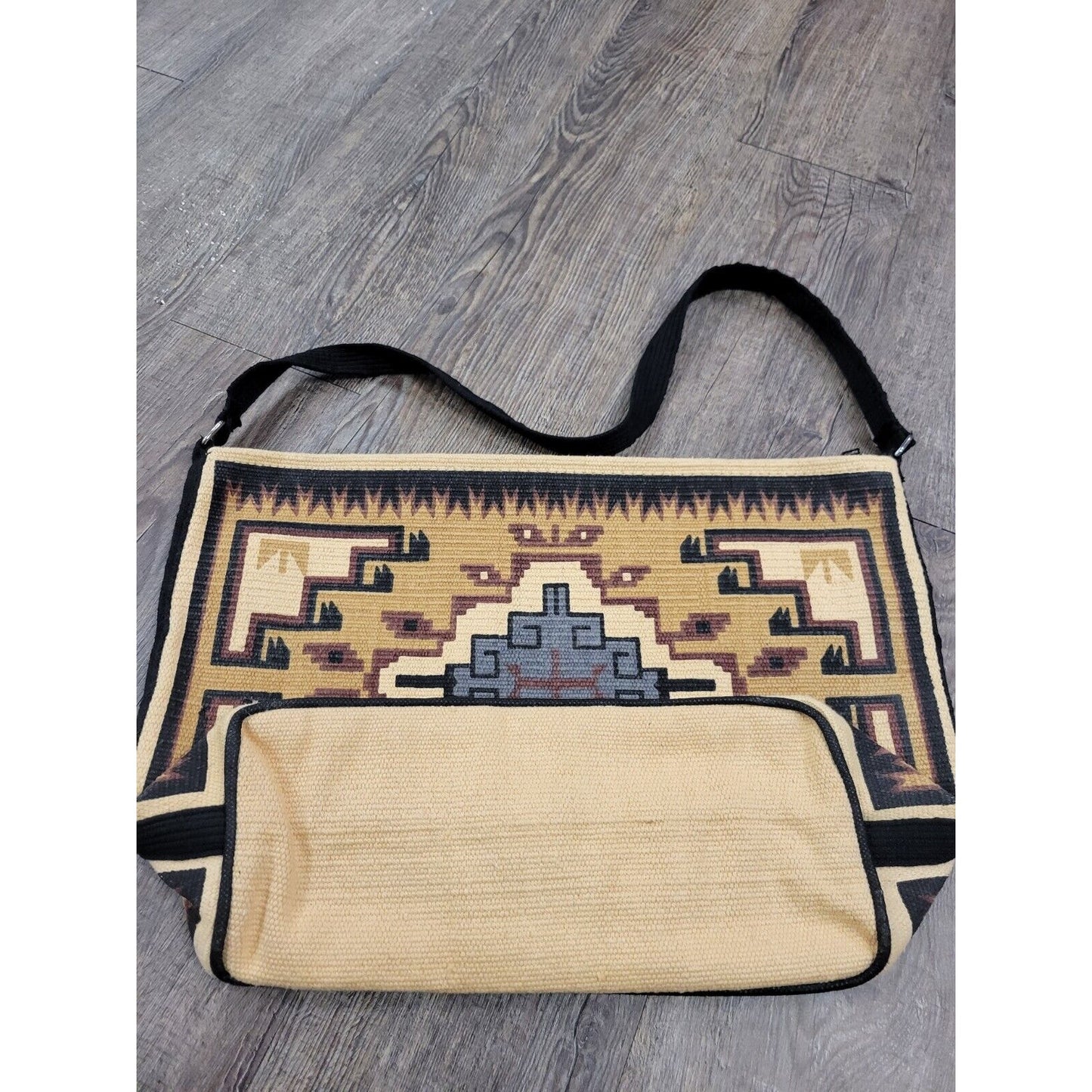 El Paso Saddle Blanket Company Carpet Tapestry Tote Bag Zip Top Purse Southwest