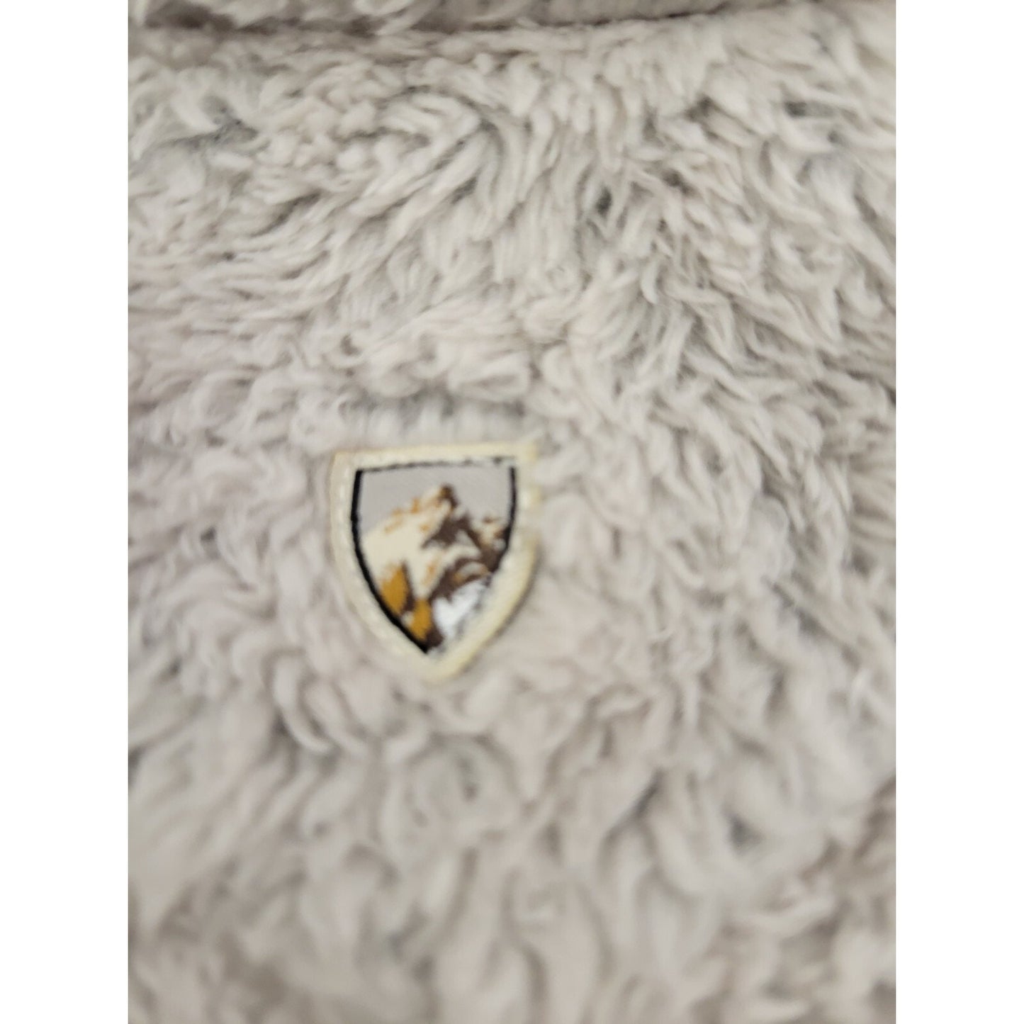 Kuhl Plush Flight Vest Hooded Stone Beige Luxurious Italian fleece Full Zip Smal