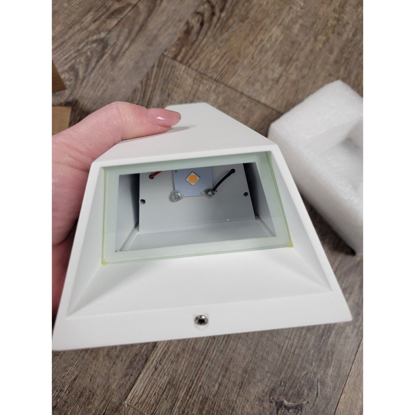 Kuzco Drotto LED Outdoor Wall Light in White Sconce High End Luxury