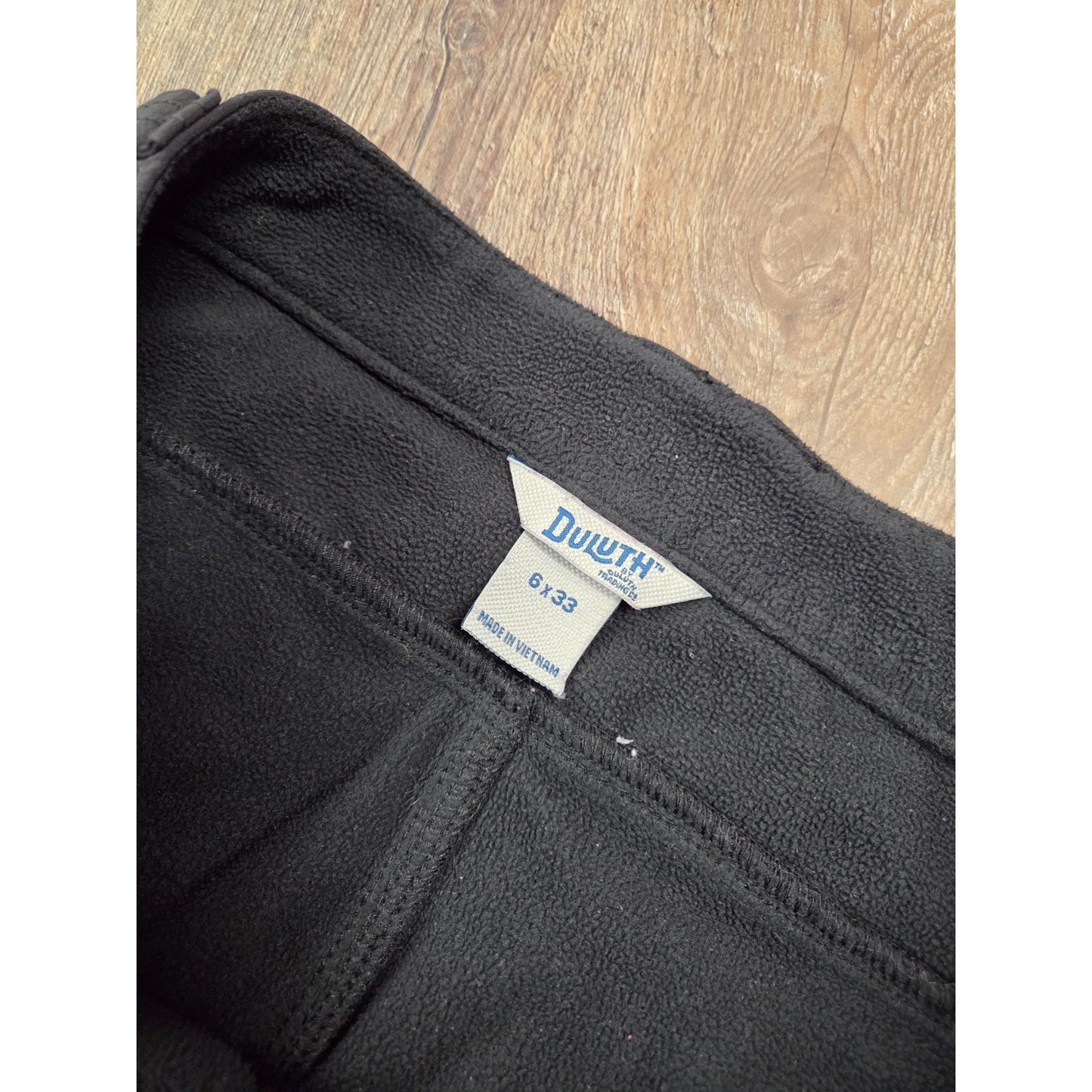 Duluth Trading Flexpedition Lined Straight Leg Pants Women's Solid Black 6/33